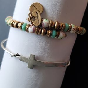 Alex and Ani bracelet (set of 2)